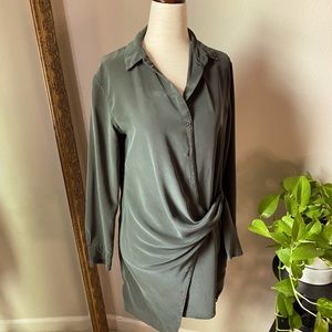 All Saints silk blouses/ long shirt